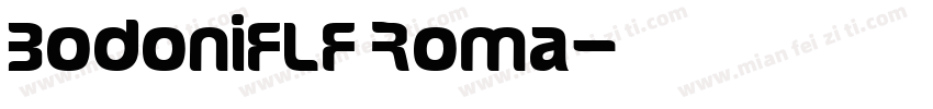 BodoniFLF Roma字体转换